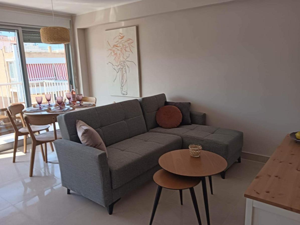Apartamento Alejandro Gandia Playa Con Vistas Al Mar, Parking! Playa de Gandia Exteriér fotografie