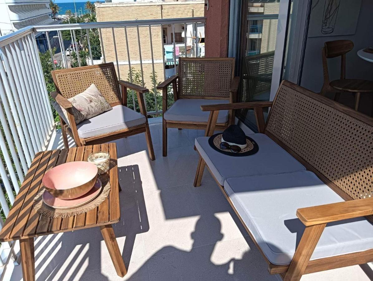 Apartamento Alejandro Gandia Playa Con Vistas Al Mar, Parking! Playa de Gandia Exteriér fotografie